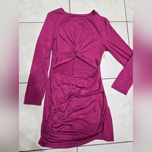 XL Burgundy Dress Long sleeve